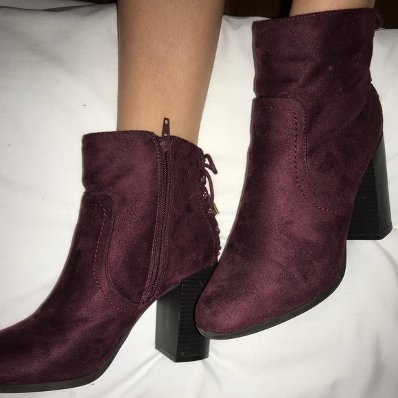 faux suede booties - Picture 3 of 8